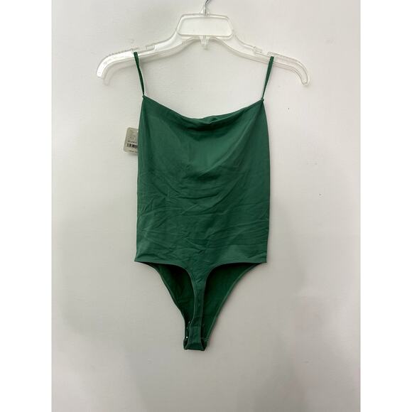 Free People Women's Green Tati Seamless Thong Tube Bodysuit M/L NWT - Picture 5 of 9